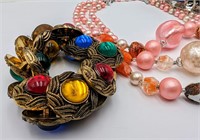 Collection of Colorful Jewelry