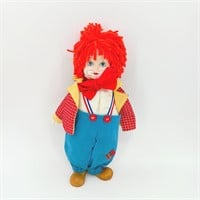 Vintage Porcelain Musical Clown Doll
