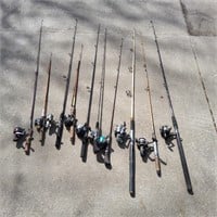 T2 10pc Fishing Poles