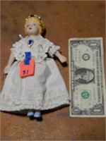 Vintage Doll 6-1/2" T