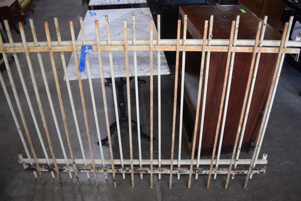 Three Metal Fence Panels