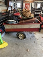 Bumper Hitch Metal Lawn Cart (Just the Cart)