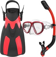NEW $215(Size 9-13)Mask Diving Goggles Diving Fins