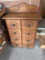 8-Drawer Decorative Mini Wooden Dresser