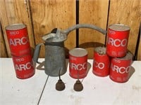 Antique/Vintage Oil Cans (Incl. ARCO)