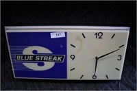Blue Streak Clock