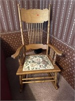 Antique Wooden Rocking Chair