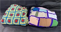 VTG Granny-square Crochet Blanket & More