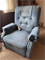 Pride Blue Cloth Lift Chair