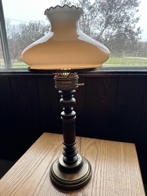 Kerosene Style Electric Table Lamp