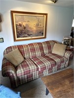 Plaid Smith Brothers Couch