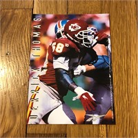 1997 Reebok Derrick Thomas Ad Card