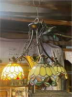 Hanging Lamp w/Tiffany Style Shades