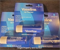 3 Vaseline Lip Therapy 0.16 oz