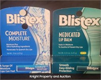 2 Blistex 0.15 oz (Moisture and Medicated)