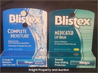 2 Blistex 0.15 oz (Moisture and Medicated)