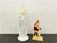 2 Religious Items - First Holy Communion & Blessed