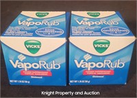 2 Vicks VapoRub 1.76 oz