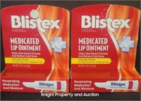 2 Blistex 0.15 oz Medicated Lip Ointment