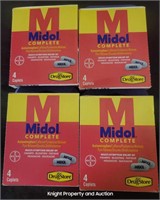 4 Midol Complete 4 Caplets per box