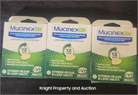 3 MucinexDM 2 Tablets per box