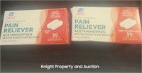 2 CVP Pain Reliever 500mg 50 Caplets per box