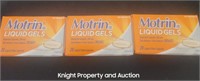 3 MotrinIB Liquid Gels 20 Capsules per box