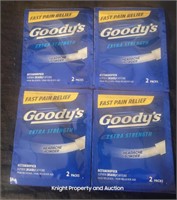 4 Goodys Blue Extra Strength 2 per pack