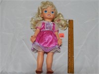 Doll w/ Pink Dress 15"