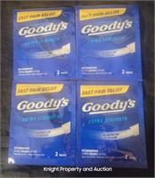 4 Goodys Blue Extra Strength 2 per pack