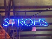 Stroh's Neon Sign