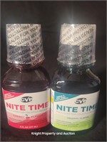 2 Nighttime Cold & Flu Cherry & Original 6fl oz