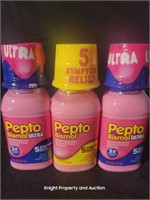 2 Pepto Bismol Ultra & 1 Pepto Bismol OG 4fl oz