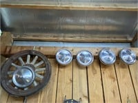 Hubcaps & Wagon Wheel