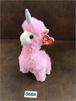 TY beanie babie pink unicorn as pictured