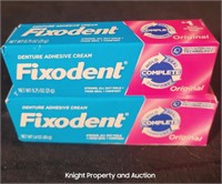 Fixodent Original 1.4oz and 0.75oz