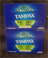 2 Tampax Pearl Super Green 8 count per box