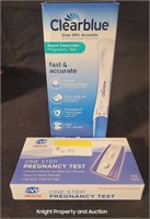 ClearBlue and CVP Health Pregnancy Test