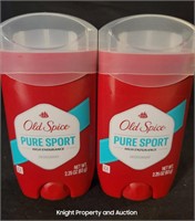2 Old Spice Pure Sport Deodorant 2.25oz