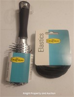 Vent Hair Brush and Elastics Hair Band