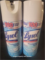 2 Lysol Spray 12.5oz