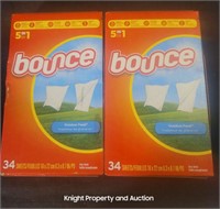 2 Bounce Outdoor Fresh Dry Sheets 34 per box