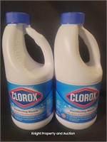 2 Clorox Bleach 43fl oz