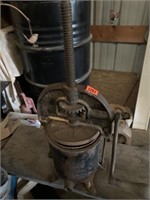 Antique iron press