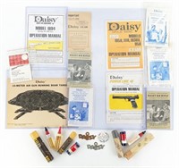 Vtg Daisy Manuals, Targets, and Tubes of BB's