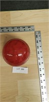 Red Glass` Paper Weight