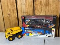 Toy Dump Truck & Semis