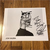 Autographed Jon Valera Promo Publicity Photo