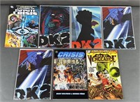 7pc DC Trade Paper Backs w/ Infinite Crisis & DK2