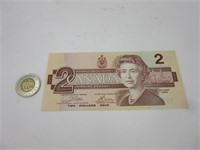 Billet 2$ Canada 1986 non circulé
